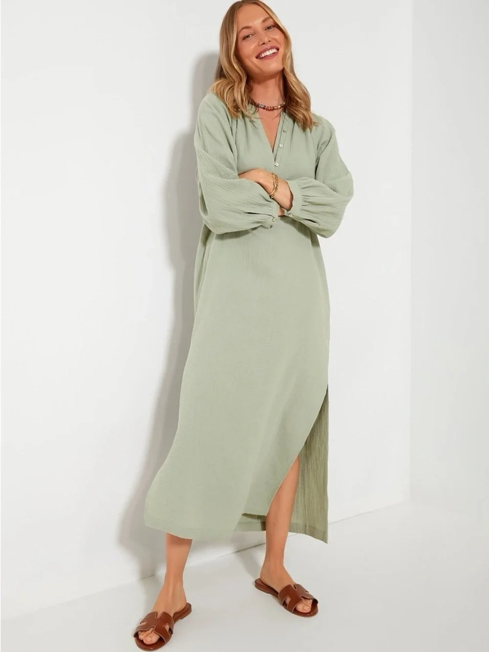 Tuckernuck Pomander Place Gauze Heidi Dress - Picture 1 of 5